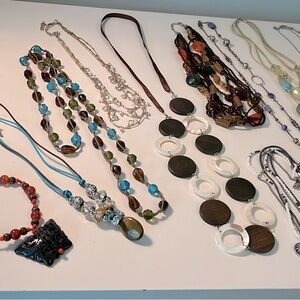 Collection of Beaded Necklaces